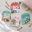 Ritbok med Stickers Dinosaurie